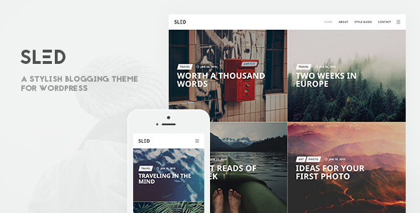 SLED - Creative Blog WordPress Theme