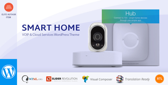 Smart Home - Automation & Security WordPress Theme