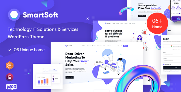 SmartSoft - Technology IT Solutions & Services WordPress Theme