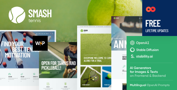 Smash - Tennis WordPress Theme