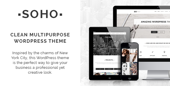 Soho - Clean Multipurpose WordPress Theme