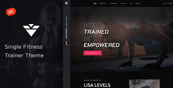 Solestep - Single Fitness Trainer WordPress Theme