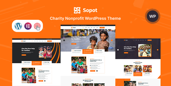 Sopot - Charity NonProfit Fundraising WordPress Theme