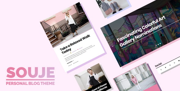 Souje - Personal WordPress Blog Theme