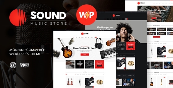 Sound | Musical Instruments Online Store WordPress Theme