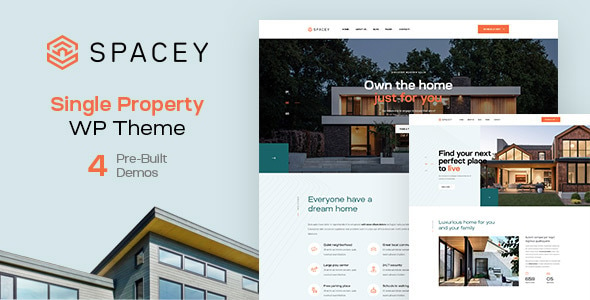 Spacey - Single Property WordPress Theme