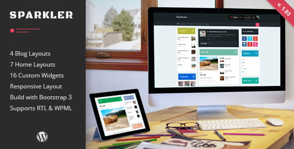 Sparkler - Responsive Wordpress Magazine Theme