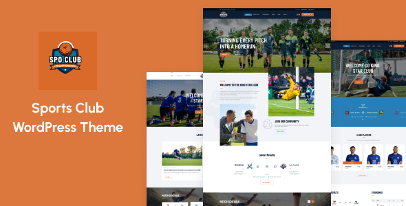 SpoClub - Sports Club WordPress Theme