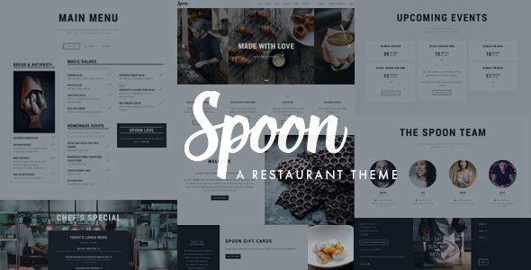 Spoon – a Premium Responsive Restaurant WordPress Theme