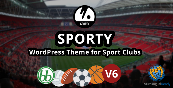 SPORTY-Responsive WordPress Theme for Sport Clubs