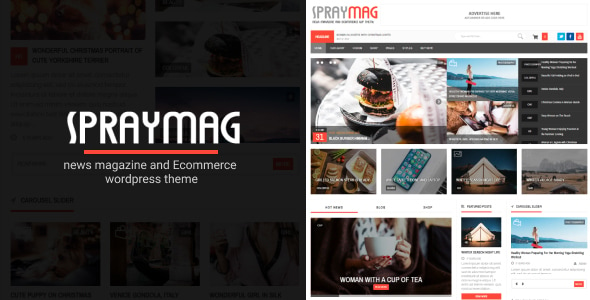 Spraymag - eCommerce, Magazine, Responsive Blog Theme