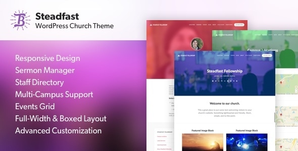 Steadfast - Responsive WordPress Church Theme