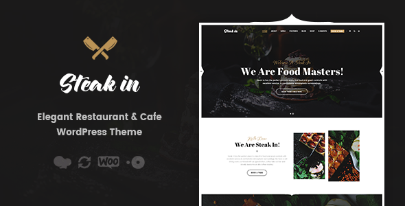 Steak In - Restaurant & Cafe WordPress Theme