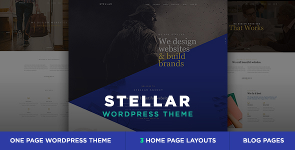 Stellar - One Page Multipurpose Responsive WP Theme