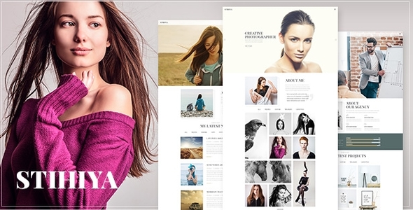 Stihiya - Photography WordPress Theme