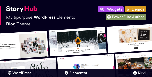 StoryHub - Multipurpose WordPress Elementor Blog Theme