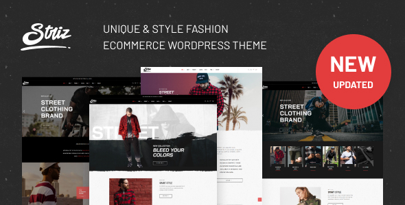 Striz - Fashion Ecommerce WordPress Theme