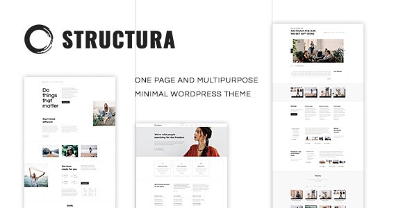 Structura - Minimal One Page Theme