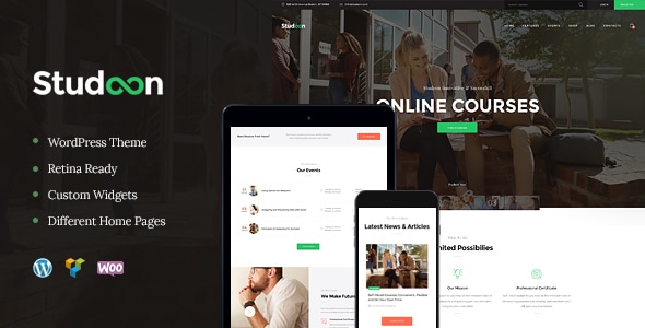 Studeon | Education Center & Training Courses WordPress Theme