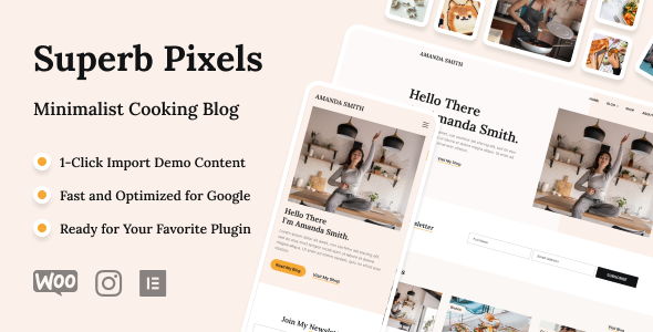 Superb Pixels WordPress Theme - Cooking and Food Theme