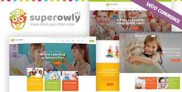 SuperOwly - Kids WordPress Theme