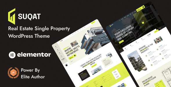 Suqat - Single Property WordPress Theme