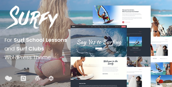 Surfy - Surfing and Water Sports WordPress Theme