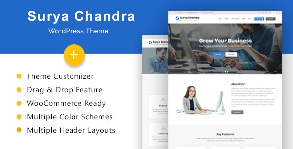 Surya Chandra - Responsive Multi-Purpose WordPress Theme