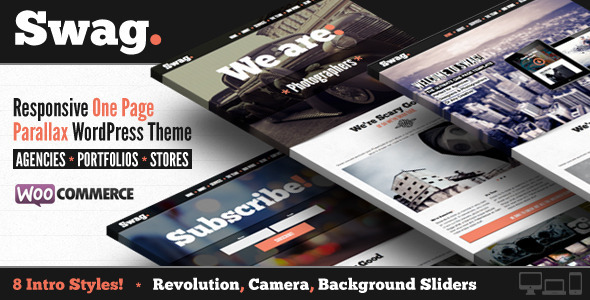 Swag - One Page Parallax WordPress Theme