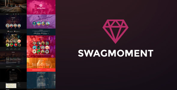 SwagMoment Parallax WordPress Theme