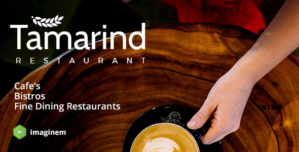 Tamarind Restaurant Theme for WordPress