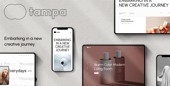 Tampa - Minimal & Modern Portfolio WordPress Theme