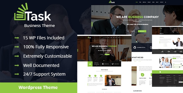 Task - Business & Corporate WordPress Theme!