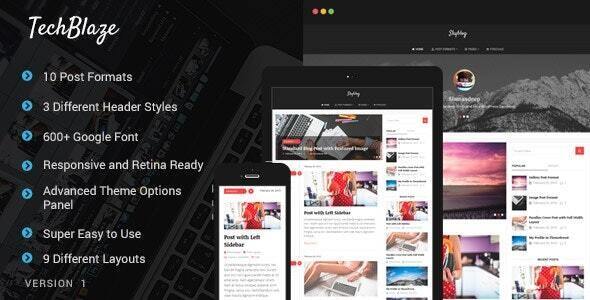 TechBlaze - Professional WordPress Blog Theme