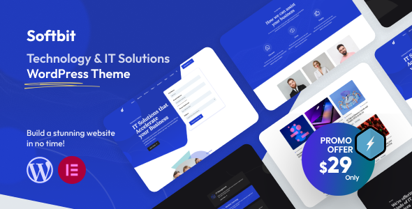 Technology & IT Solutions WordPress Theme