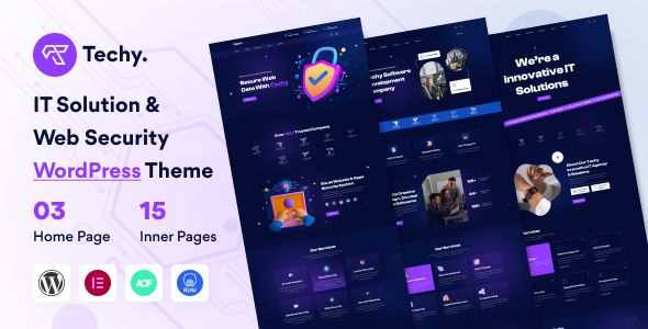 Techy - IT Solution & Web Security WordPress Theme