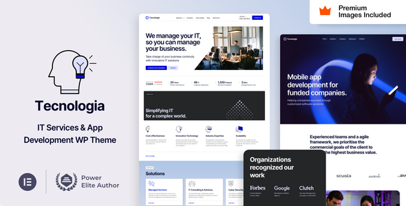 Tecnologia - IT SAAS Software Technology WordPress Theme