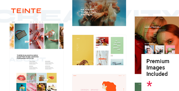 Teinte - Creative Portfolio Theme