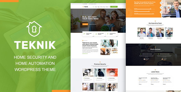 Teknik - Home Security Agency WordPress Theme