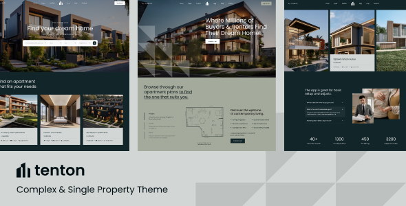 Tenton - Complex & Single WordPress Property Theme