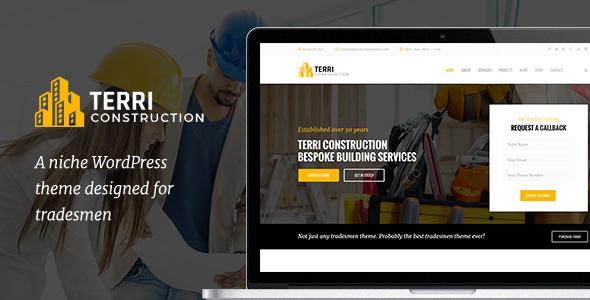 Terri - Construction WordPress Theme