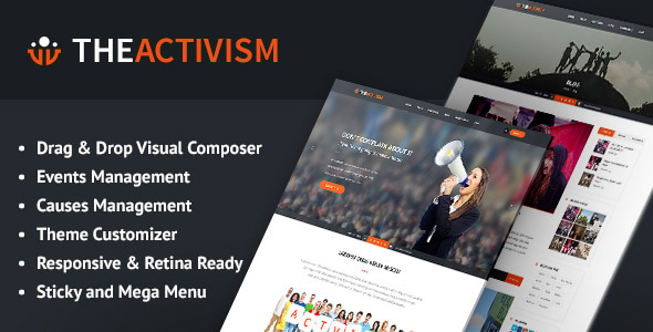 The Activism : Political, Petition WordPress Theme