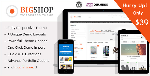 The Bigshop - WooCommerce WordPress Theme!