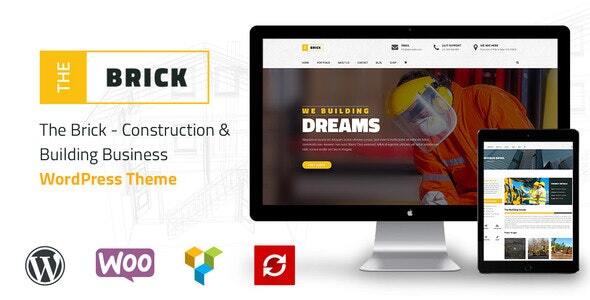 The Brick - Construction & Building Business WordPress Theme