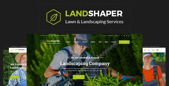 The Landshaper - Gardening & Landscaping WordPress Theme