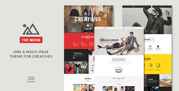 The Moon - Creative One Page Multi-Purpose WordPress Theme