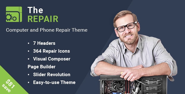 The Repair - Computer and Electronic WordPress Theme