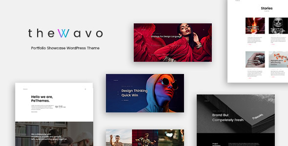 The Wavo - Portfolio Showcase WordPress Theme