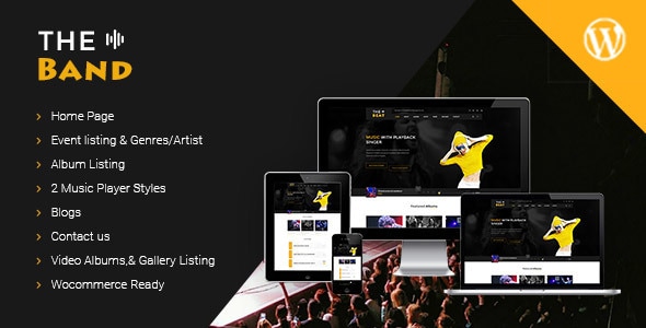 TheBand Music WordPress Theme