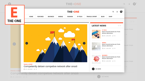 Theone - News Magazine Blog - Responsive WordPress Theme